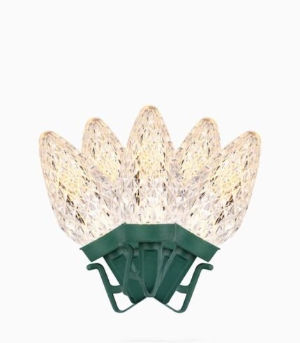LED Faceted C9 Christmas Lights