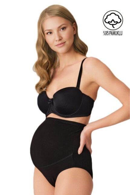 Lirona Yüksek Bel Pamuklu Hamile / Lohusa Külodu